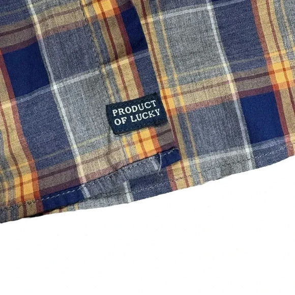 Lucky Brand California Fit Long Sleeve Plaid Button Down Shirt - Picture 6 of 9